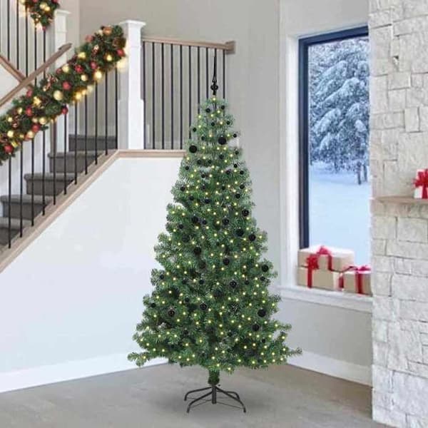 Maison Exclusive - Vihreä joulukuusi 240 cm PVC