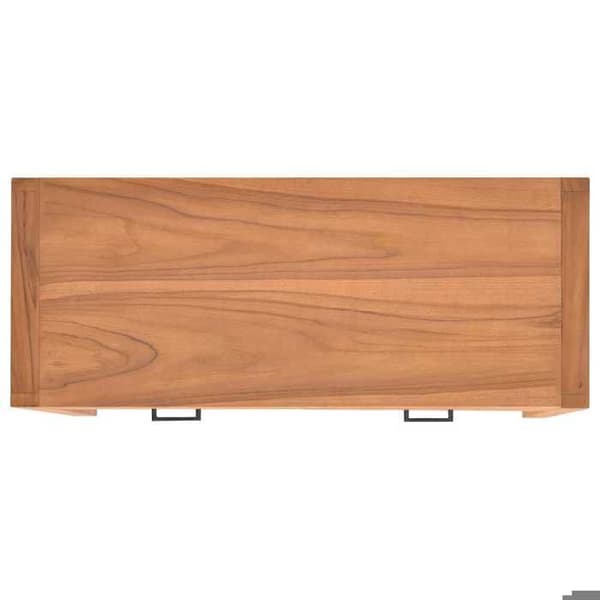 Maison Exclusive - Kontor med 2 skuffer 100x40x75 cm Teaktræ