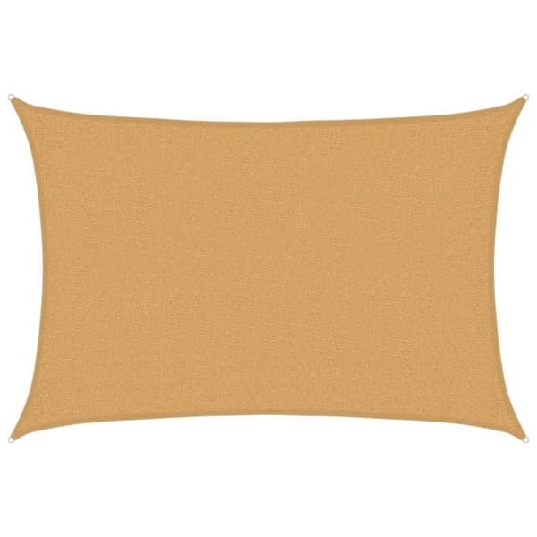 Maison Exclusive - Skygge-sejl 160 g/m² rektangulær sand 2x3 m PEHD