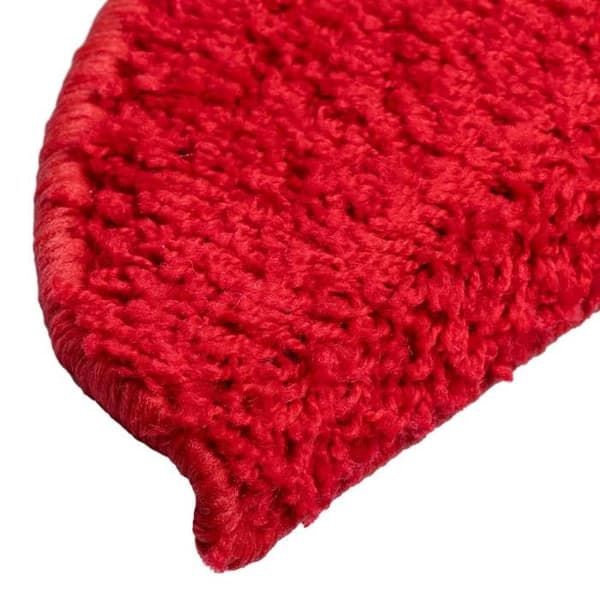 Maison Exclusive - Trappe tæppe 15 dele 56 x 17 x 3 cm Rød Halvmåne Röd