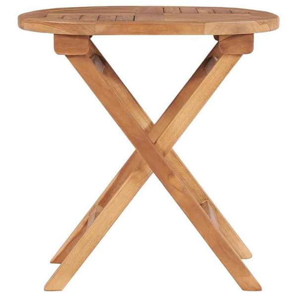 Havemøbel - MAISON EXCLUSIVE - 45 cm - Massiv teak - Sammenklappelig - Velegnet til udendørs brug