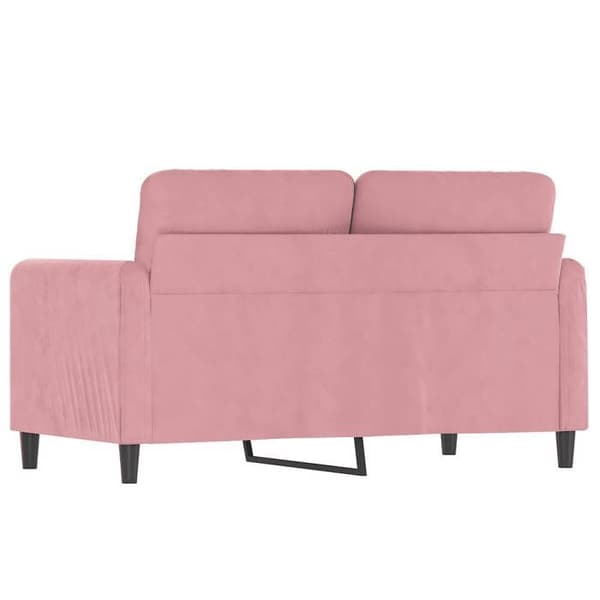 Maison Exclusive - Soffa 2-sits Rosa 120 cm Sammet Ros