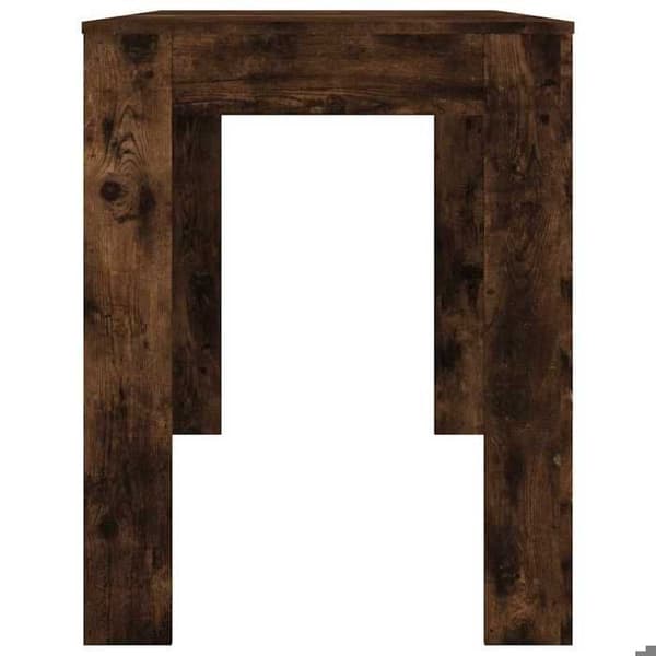 Spisebord - EKSKLUSIV HUS - 120x60x76 cm - Røget eg - Ingeniørtræ - Rektangulær Rökt ek