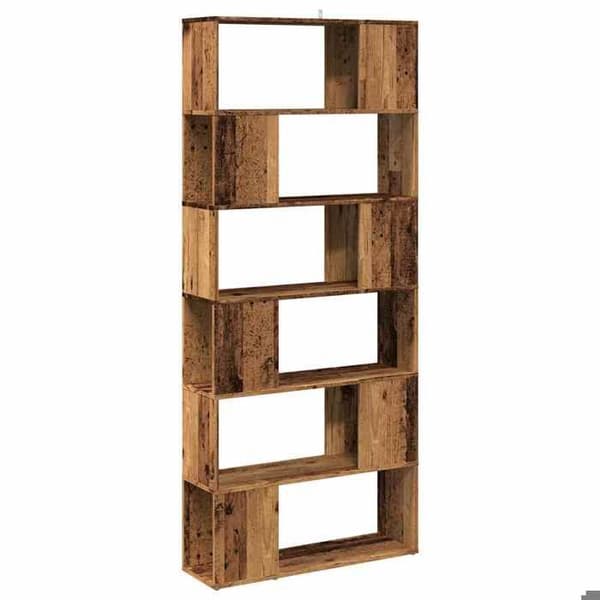 Maison Exclusive - Bibliotek/Rumseparator gammel træ 80x24x186 cm
