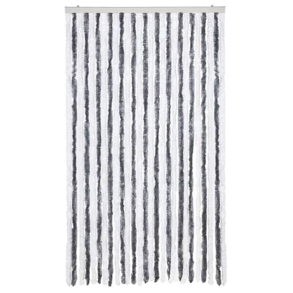 Maison Exclusive - Grå och vit myggnät 118x220 cm chenille