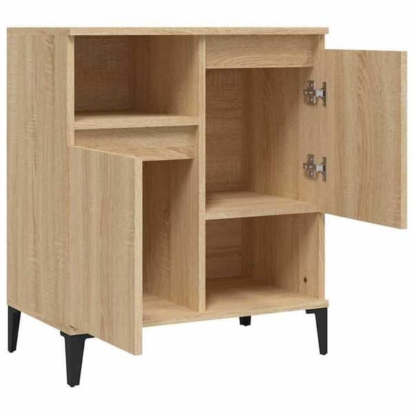 Maison Exclusive - Buffé Ek sonoma 60x35x70 cm Ingenjörsträ