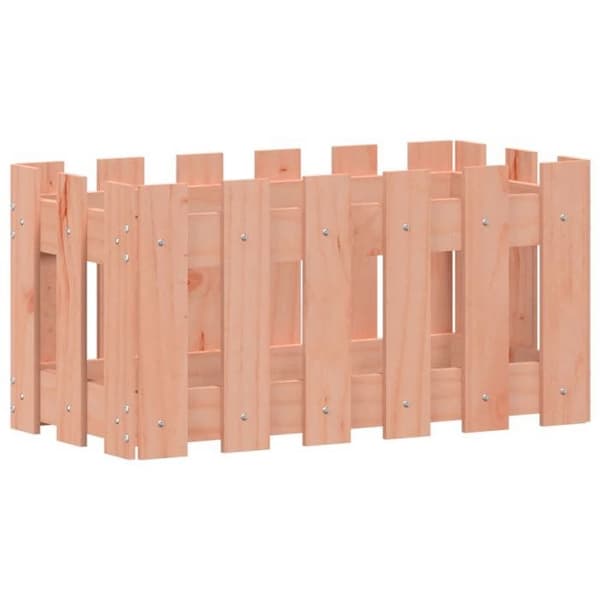 Maison Exclusive - Blomlåda med stängseldesign 60x30x30 cm massiv douglas