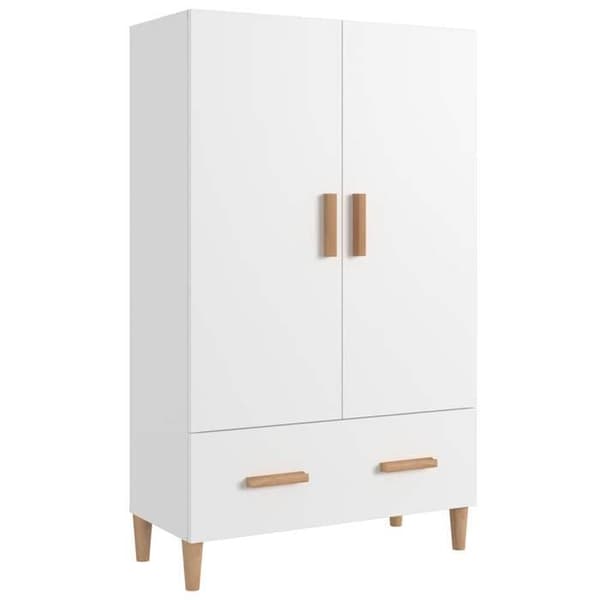 Maison Exclusive - Buffé Vit 70x31x115 cm Ingenjörsträ Vit