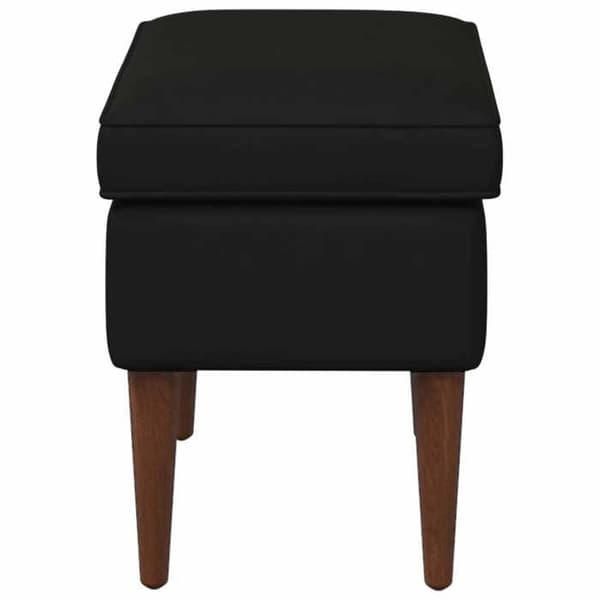 Maison Exclusive - Puff Sort 55 x 35 x 41 cm Velour