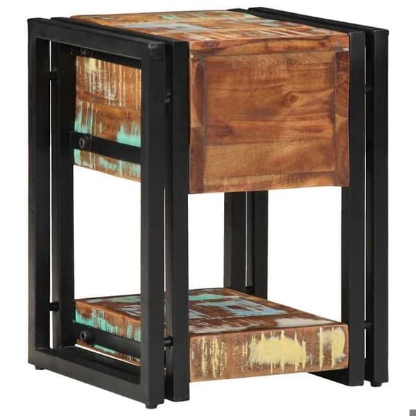 Maison Exclusive - Natbord 30 x 30 x 40 cm Solid Genbrugstræ