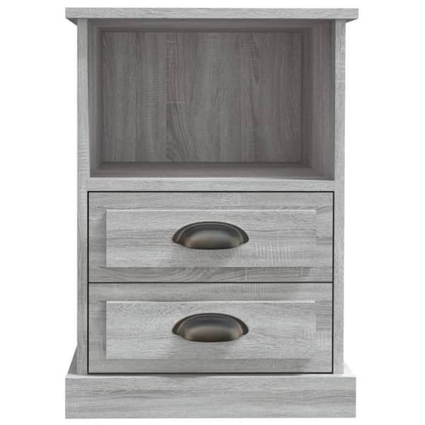 Maison Exclusive - Sonoma harmaa yöpöytä 43x36x60 cm Sonoma grå