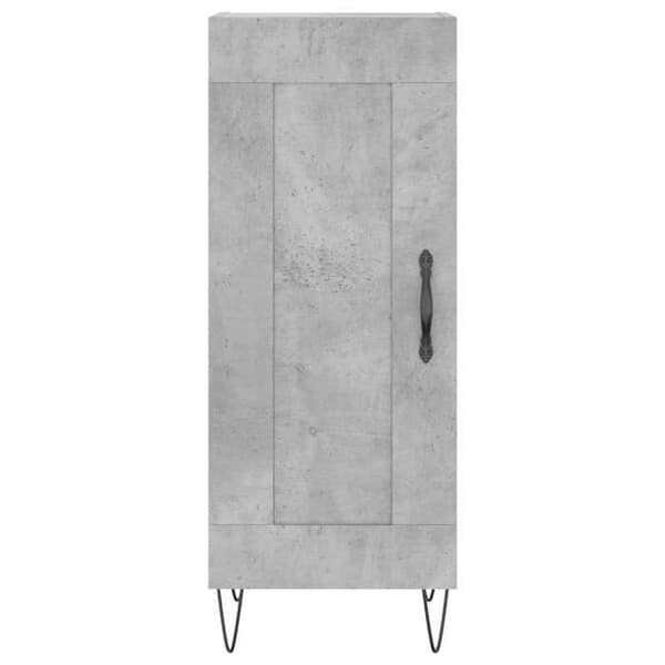 Maison Exclusive - Buffé Grå betong 34,5x34x90 cm Ingenjörsträ