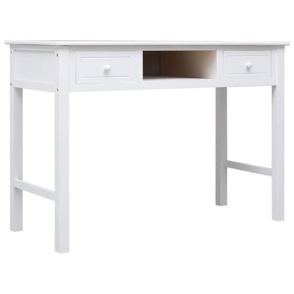 Maison Exclusive - Kontor Vit 110 x 45 x 76 cm Trä Vit