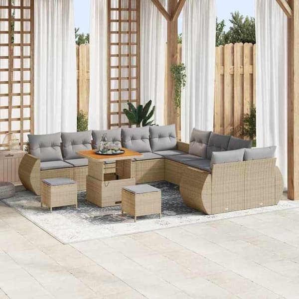 Maison Exclusive - 13 hengen puutarhakalustesarja 13 pc