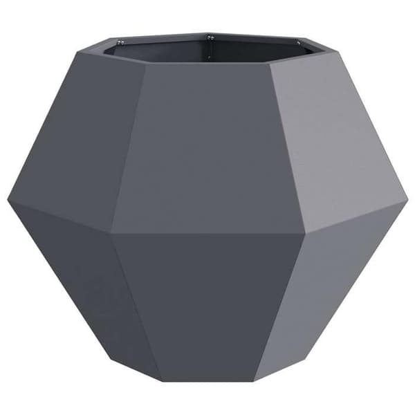 Maison Exclusive - 2 osaa Anthracite -ruukku 75 x 75 x 60 cm Teräs antracit