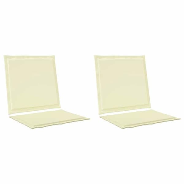 Maison Exclusive - Sitt- och ryggkuddar Polyester Kräm 47 x 45 x 2 cm