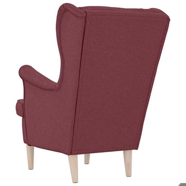 Maison Exclusive - Bordeaux punainen nojatuoli 74x84x100 cm kangas