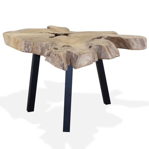 Maison Exclusive - Ægte teaktræ sofabord 80x70x38 cm