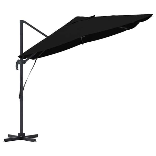 Maison Exclusive - Parasol 351 x 250 x 260 cm Polyester og Aluminium Sort
