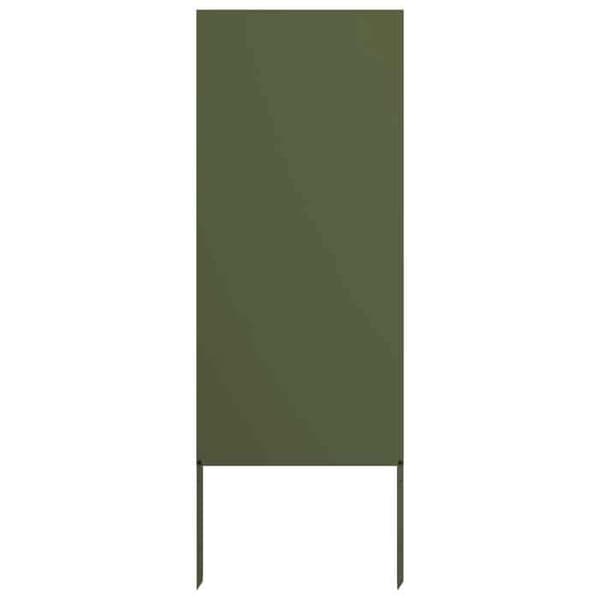 Havelåge - EKSKLUSIV HUS - Rektangulær - Olivengrøn - Stål med mat finish - 50 x 140 cm Olivgrön
