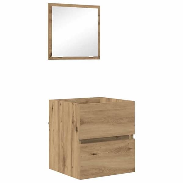 Badrumsmöbel - EXKLUSIV HEM - Rektangulär - Ek - Väggmonterad - 41 x 38,5 x 45 cm Ek