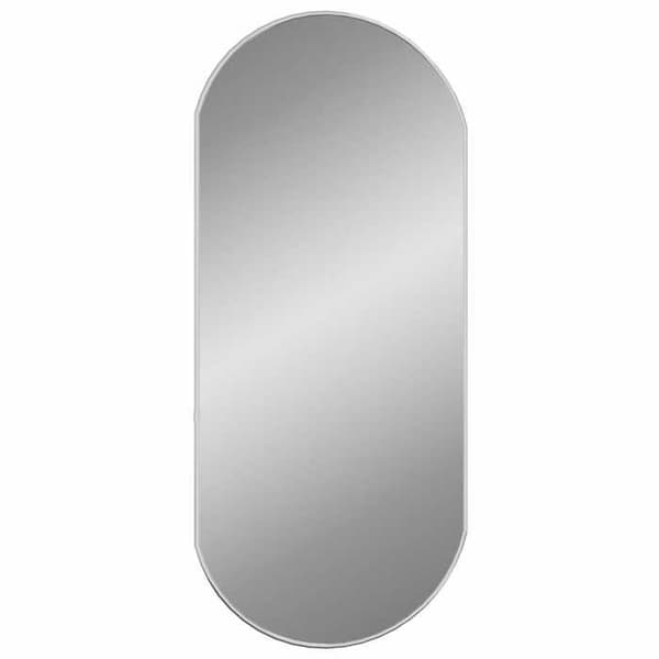 Maison Exclusive - Sølvfarvet vægspejl 80x35 cm oval