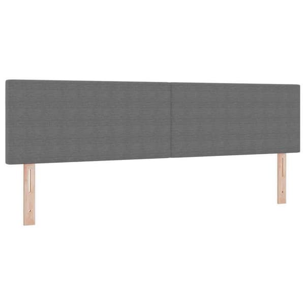 Maison Exclusive - LED-huvudgavel Ljusgrå 180 cm Sammetstyg