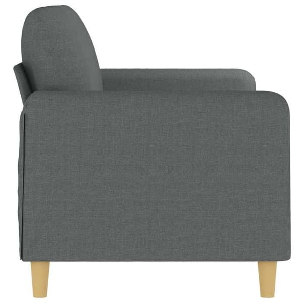 Maison Exclusive - Soffa 2-sits Grå mörk 140 cm Tyg