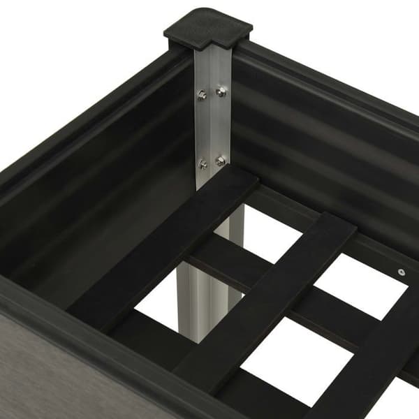Maison Exclusive - Hævet havebed 75x40x75 cm WPC Grå grå