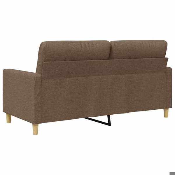 Maison Exclusive - Soffa 2-sits Brun 140 cm Tyg