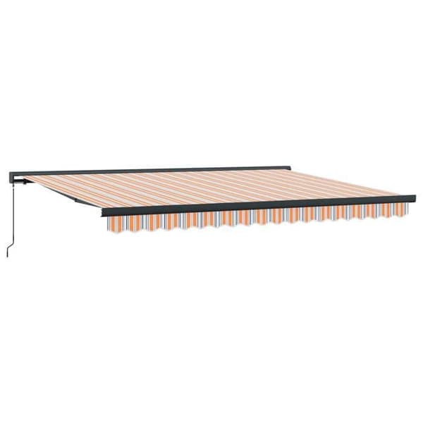 Maison Exclusive - Fällbart tak Orange och Grå 400 × 300 cm