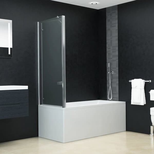 Maison Exclusive - Fällbar duschkabin ESG 120x68x130 cm Krom