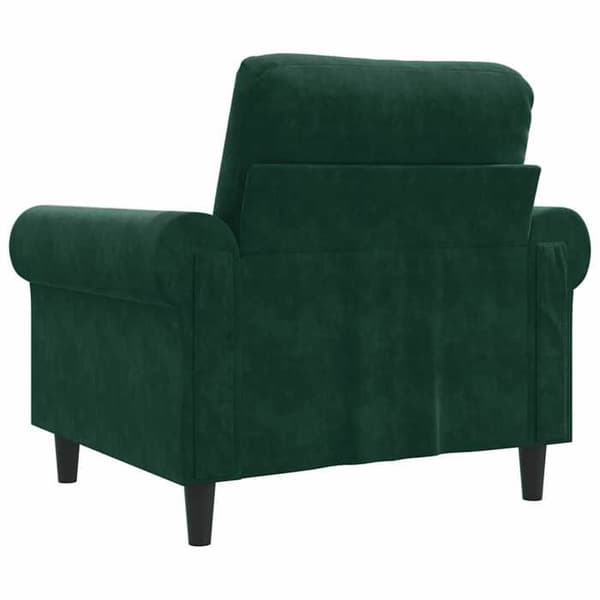 Maison Exclusive - Tummanvihreä nojatuoli 60 cm samettia