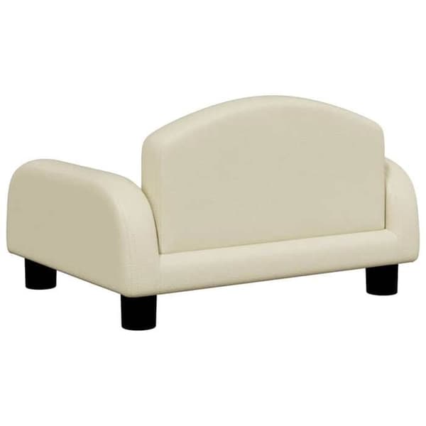 Maison Exclusive - Hundeseng creme 50x40x30 cm i kunstlæder Grädde