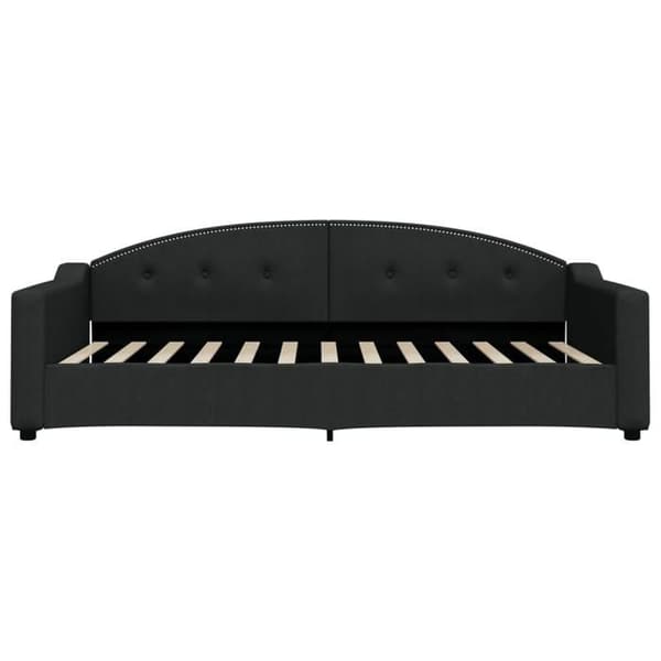 Maison Exclusive - Dagbed med sort madras 100x200 cm stof