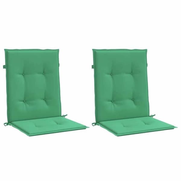 Maison Exclusive - Trädgårdsstolar med lågt ryggstöd, 2-pack, grön