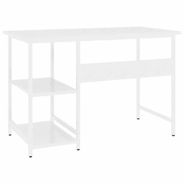 Maison Exclusive - Vit datorbord 105x50x72 cm MDF och metall Vit