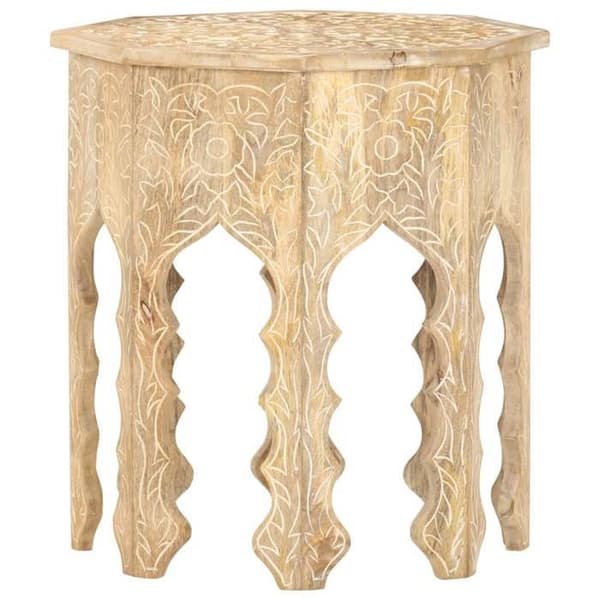 Maison Exclusive - Sidebord Ø48 cm Massivt mangotræ