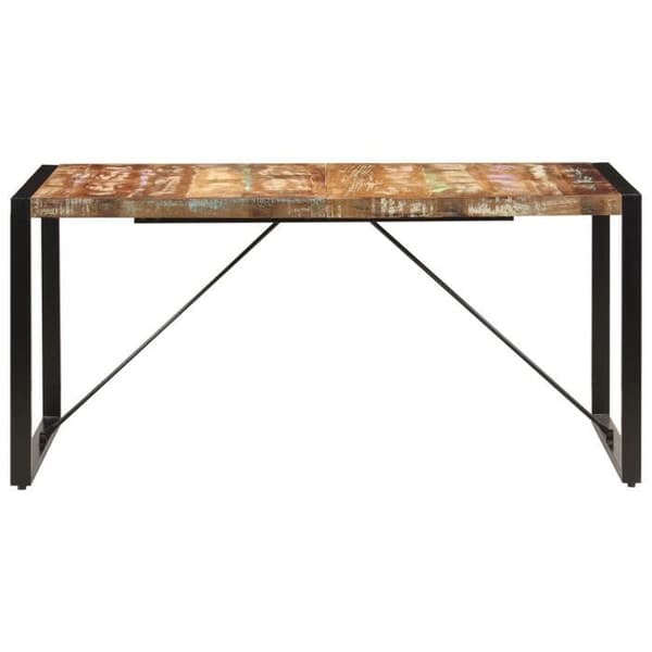 Maison Exclusive - Matbord 160x80x75 cm Massivt återvunnet trä