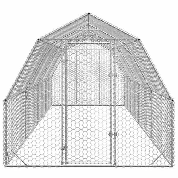Exklusivt hus - Hönshus 2,5x8x2,25 m galvaniserat stål