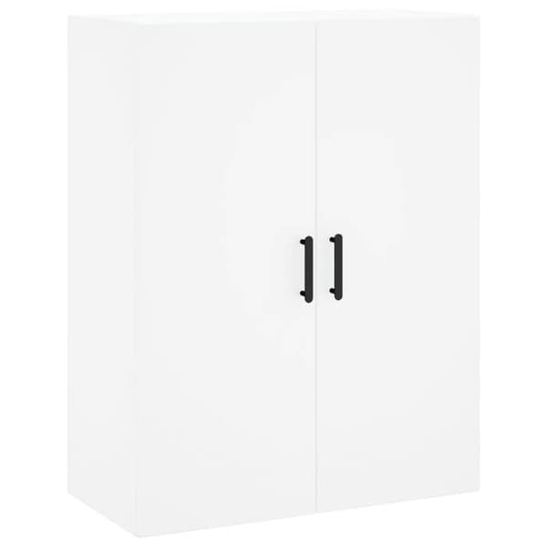 Maison Exclusive - Buffé hög Vit 69,5x34x180 cm Ingenjörsträ