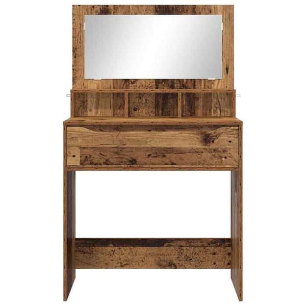 Maison Exclusive - Sminkbord för sovrum, gammalt trä, ingenjörsträ.