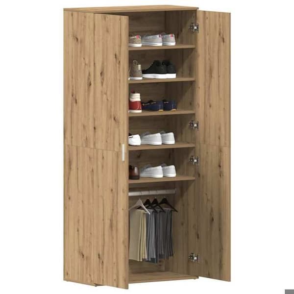 Maison Exclusive - Kengäteline 80 x 39 x 178 cm Tekninen puu