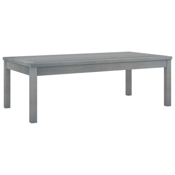 Maison Exclusive - Sofabord 100x50x33 cm Grå Solid akacietræ