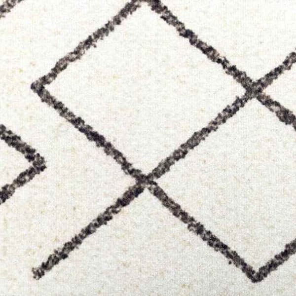 Köksmatta - EXKLUSIV HEM - 150 x 45 cm - Vit - Sammet - Halkfri