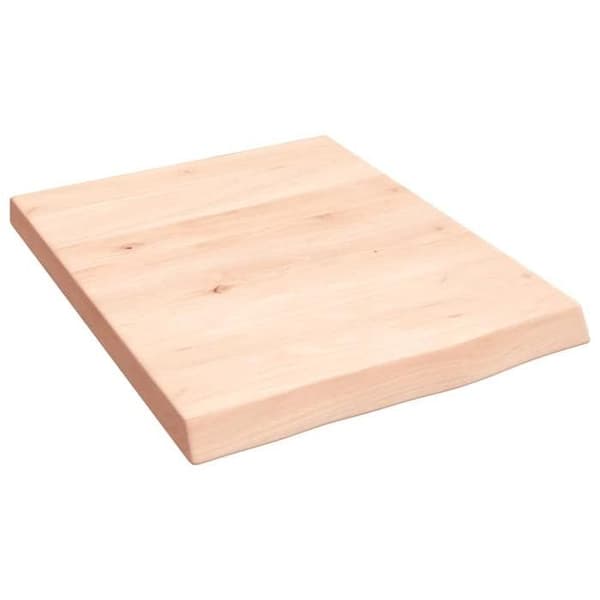 Maison Exclusive - Væghylde 40x50x(2-4)cm ubehandlet massiv egetræ