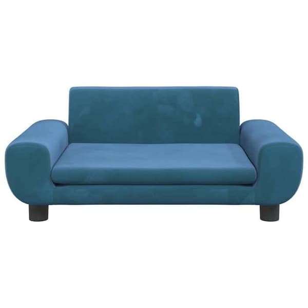 Maison Exclusive - Hundsäng blå 70x45x33 cm sammet Blå