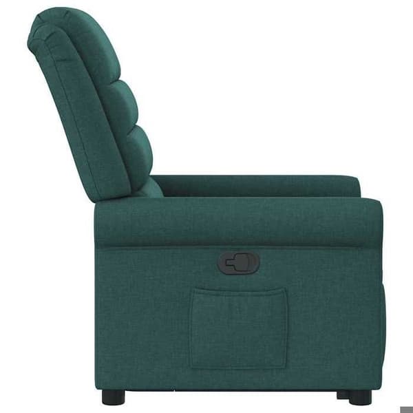 Maison Exclusive - Tummanvihreä kangas nojatuoli