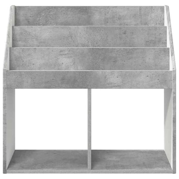 Maison Exclusive - Børnebibliotek Grå beton 72,5 x 29,5 x 69 cm