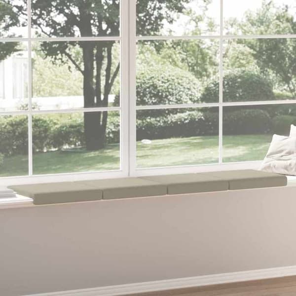 Maison Exclusive - Bänkdyna 4 st Texturerad Sammet Sand Djup 35 cm